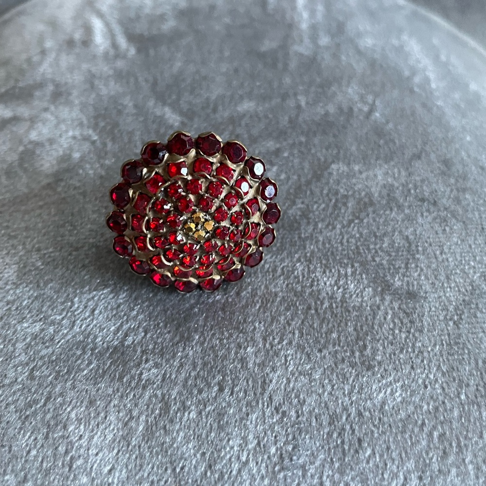 Red and gold ring